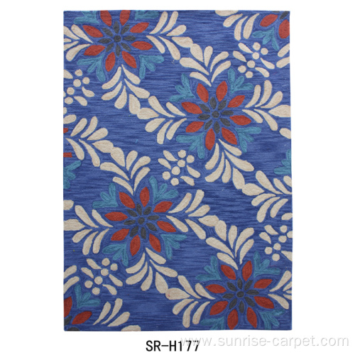 Dyeable Polyester Hand Hooked Carpet